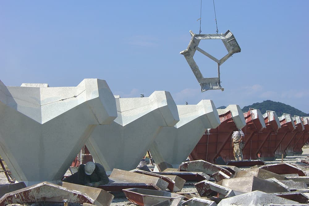 消波ブロック型枠